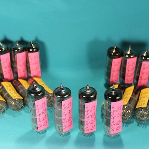 Matched Quad (4 pcs) 6F3P / ECL82 / 6BM8. Triode-Pentode Beam Frequency Power Tubes.Svetlana.Tested. Hi-Fi Amplifire valve.Gold Grid.