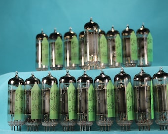 Paire De Tubes 6BQ5 / EL84 Sylvania - NOS (New Old Stock) Dans Leur Boîte