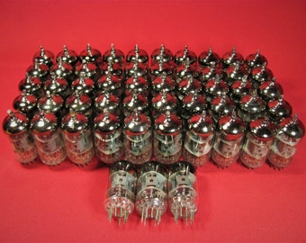 10 PCS 6F1P / 6Ф1П / 6AX8 / ECF80 Vacuum Triod-Penthode tubes.MIX.USED.Tube amplifier.