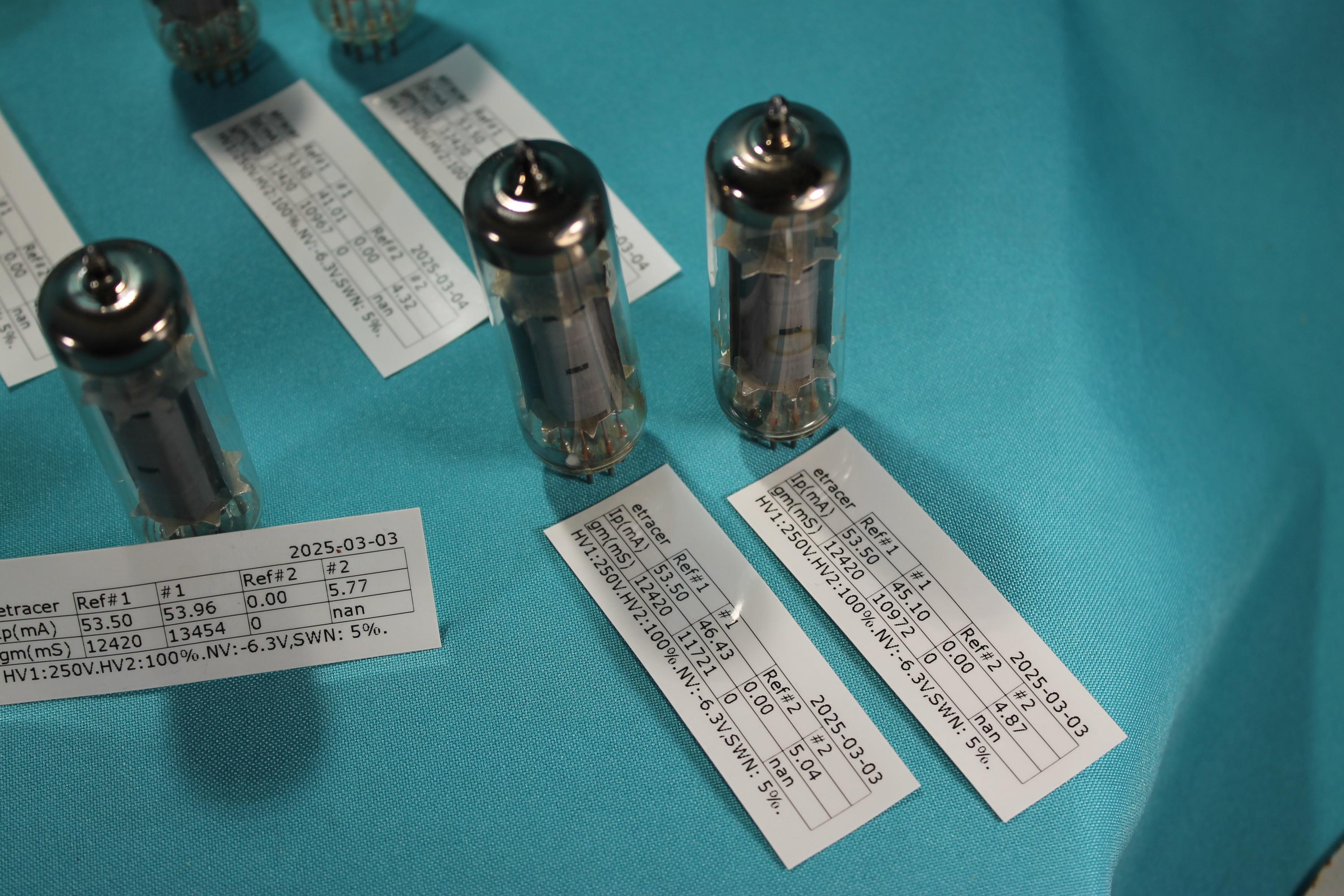 マッチングペアRFT。EL84 / 6BQ5 / 7189 / 6P14P / N709。Etracer