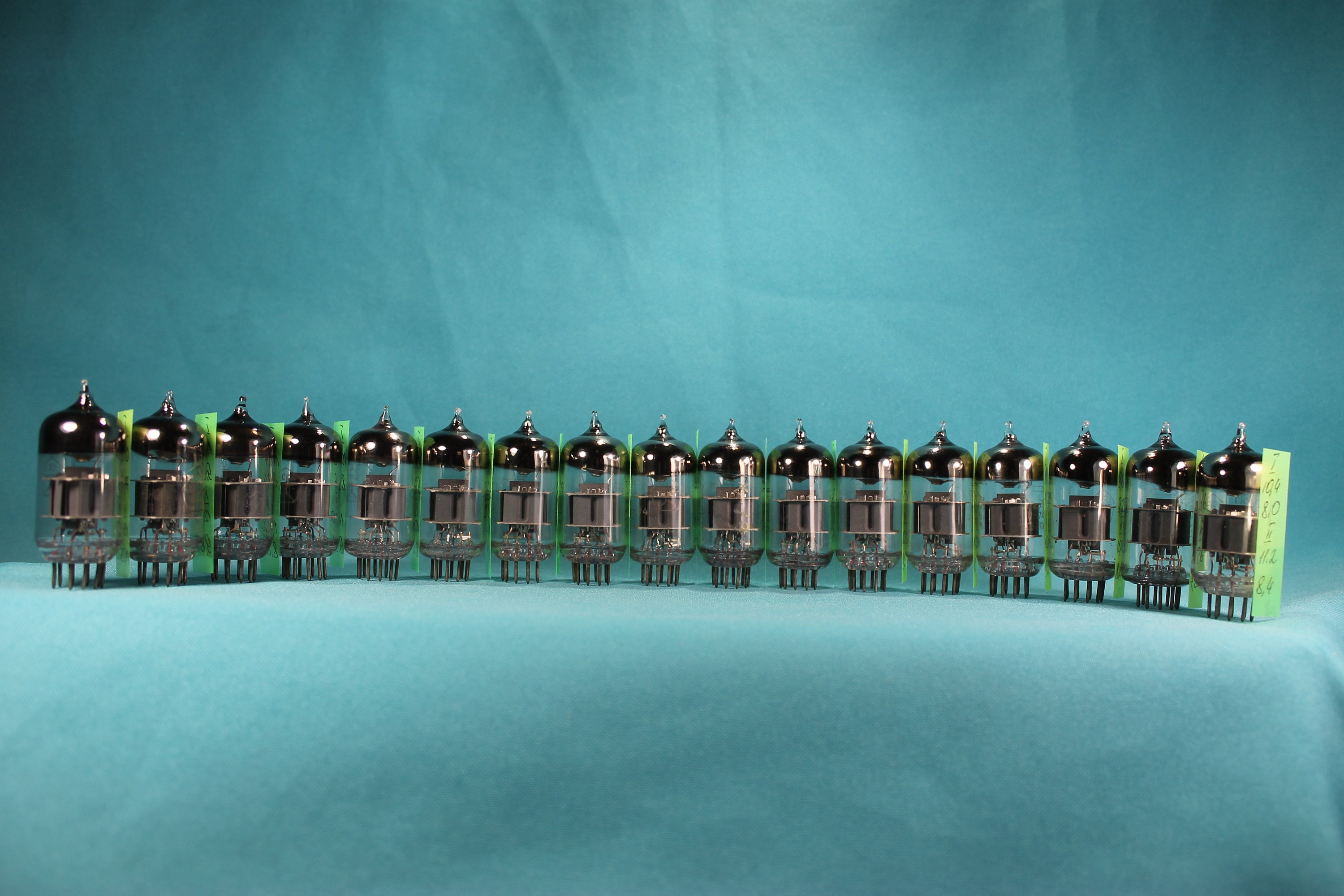 6N23P-EV 1974 MATCHED PAIR EXCELLENT GRADE E88CC ECC88 6DJ8 REFLEKTOR NOS USSR E