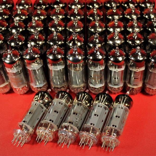 10 PCS 6P15P / EL83 / SV83 / 6CL6 / 6CK6 / EL863 / EL803S. Vacuum Pentode Tubes.Valve tubes.MIX.Reflector.NEVZ. Etracer tested.