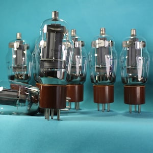 1 PCS G-807/6L6G/6BG6G/6P7S.NOS.NEW.Beam Tetrode Tubes. Brown Base.Tested.Valve Hi-Fi Tube.1980'.