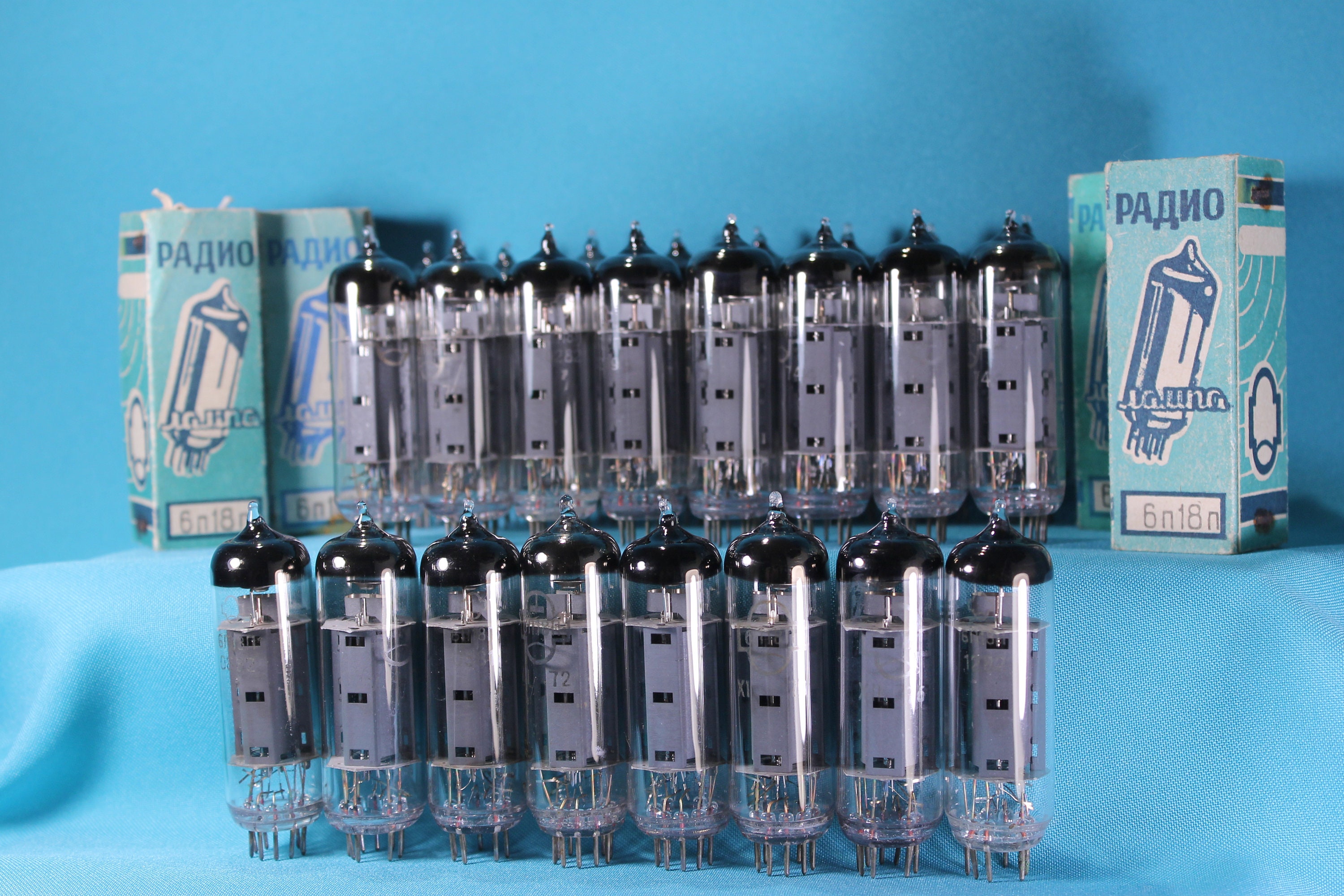 8 PCS 6P18P / 6DY5 / EL82. Vacuum Pentode Tube.reflector.hi-fi 