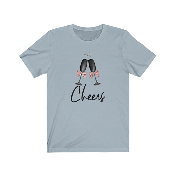 Cheers 2019 vin verres nouvel an Eve Party Party Eve chemise 1242bd Cheers 2019 vin verres nouvel an Eve Party Party Eve chemise 1242bd