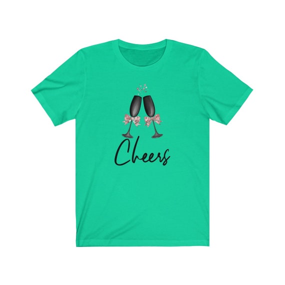 Cheers 2019 vin verres nouvel an Eve Party Party Eve chemise 1242bd Cheers 2019 vin verres nouvel an Eve Party Party Eve chemise 1242bd