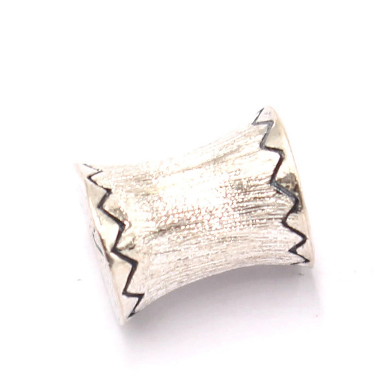 2pcs Handmade Genuine 925 Sterling Silver Charm Bead For DIY Jewelry Making