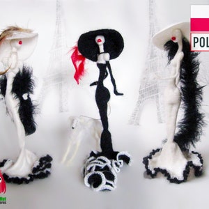 032PLM Wzór na szydełko-Paryżanka (wzór bez pieska)-amigurumi plik PDF Pertseva Etsy