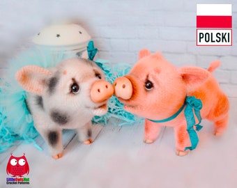 210PLM Wzór na szydełko - Świnka (Pig) - Amigurumi plik PDF Ogol Etsy