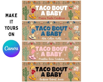 Taco Bout A Baby Aanpasbare banner babyshower jongen meisje neutraal - afdrukken bij Walgreens!