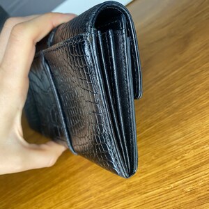 Gancini Croc-Embossed Leather Wallet main image 1