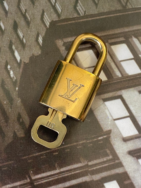 Louis Vuitton Brass Lock and Key - image 2