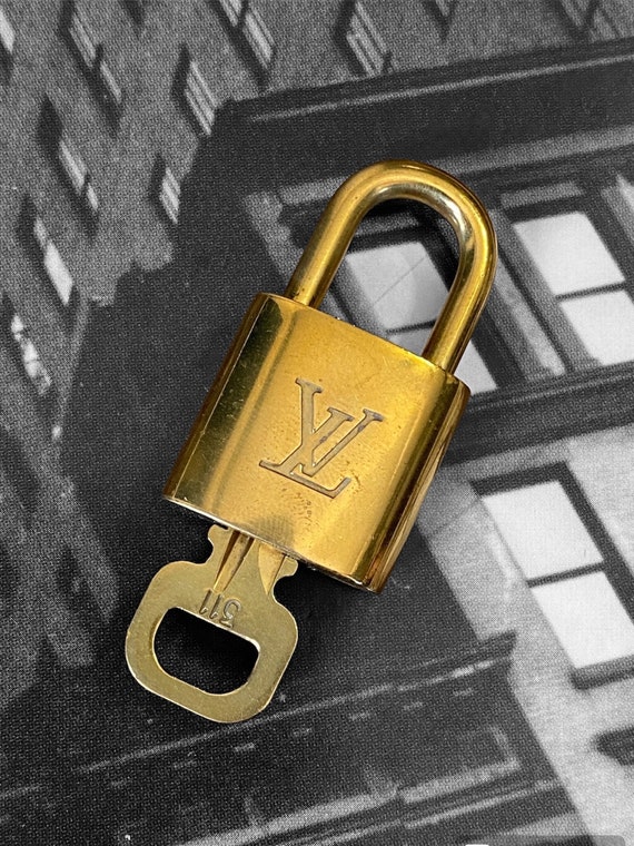 Louis Vuitton Brass Lock and Key - image 1