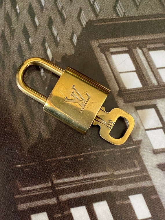 Louis Vuitton Brass Lock and Key - image 3
