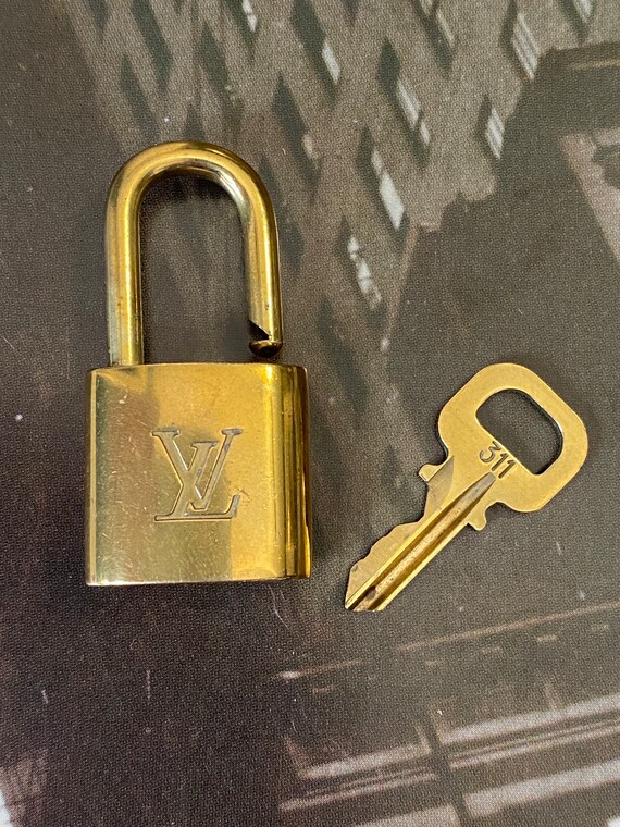 Louis Vuitton Brass Lock and Key - image 5