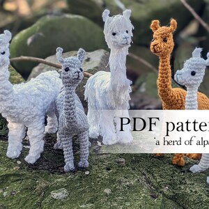 A Herd of Alpacas PDF crochet pattern image 3