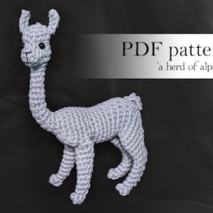 A Herd of Alpacas - PDF crochet pattern