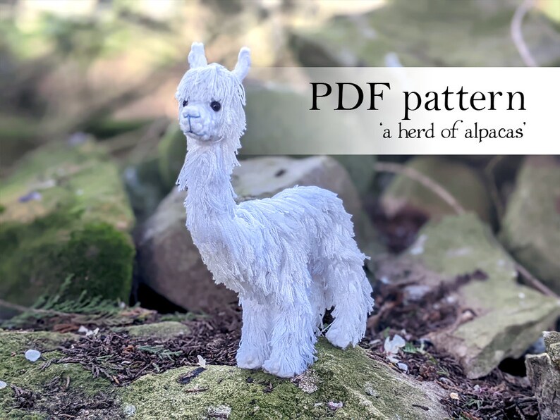A Herd of Alpacas PDF crochet pattern image 6