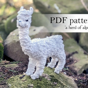 A Herd of Alpacas PDF crochet pattern image 5