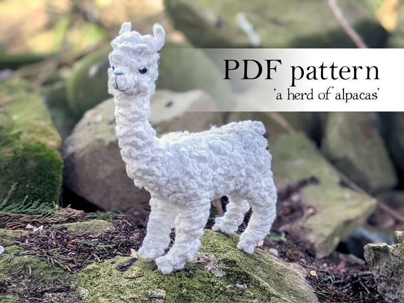 A Herd of Alpacas PDF crochet pattern image 5