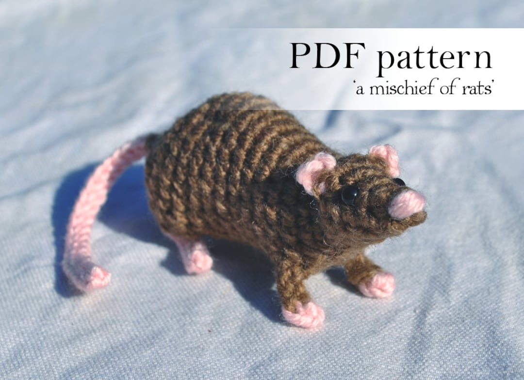 A Mischief of Rats - PDF Crochet Pattern - Etsy