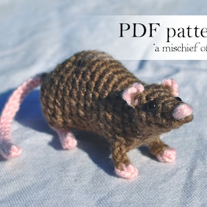 A Mischief of Rats - PDF crochet pattern