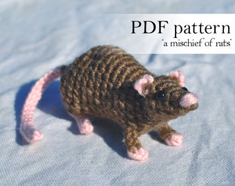 A Mischief of Rats - PDF crochet pattern