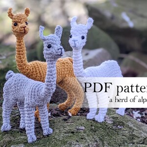 A Herd of Alpacas PDF crochet pattern image 4