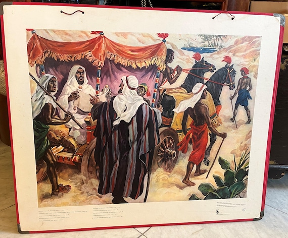 Local pick-up in Gouda only: Old School Poster No. 57 Conversion of the Ethiopian