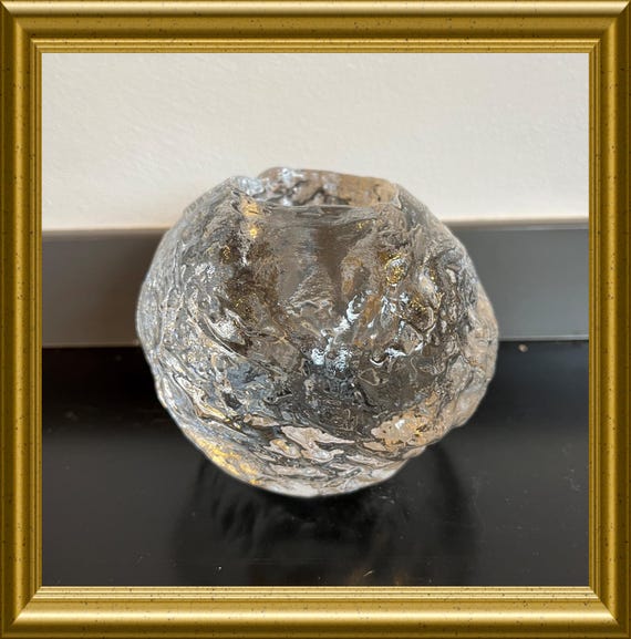 Kosta Boda votive/ candle holder: Snowball by Ann Warff