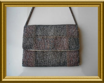 Art deco beaded purse / handbag