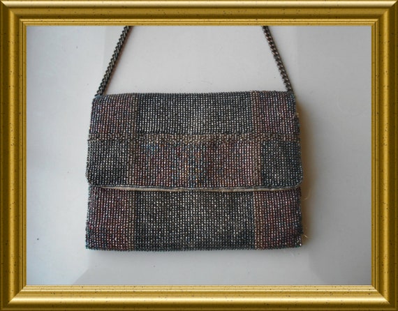 Art deco beaded purse / handbag