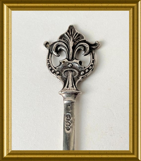 Silver (835) letter opener, paper knife, 1936