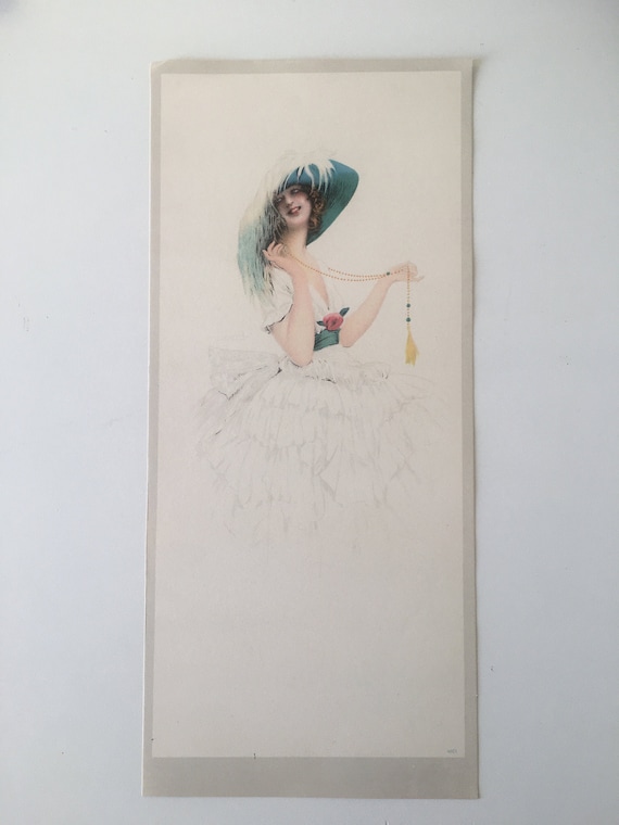 Lovely print: Gaspar Camps, lady with hat