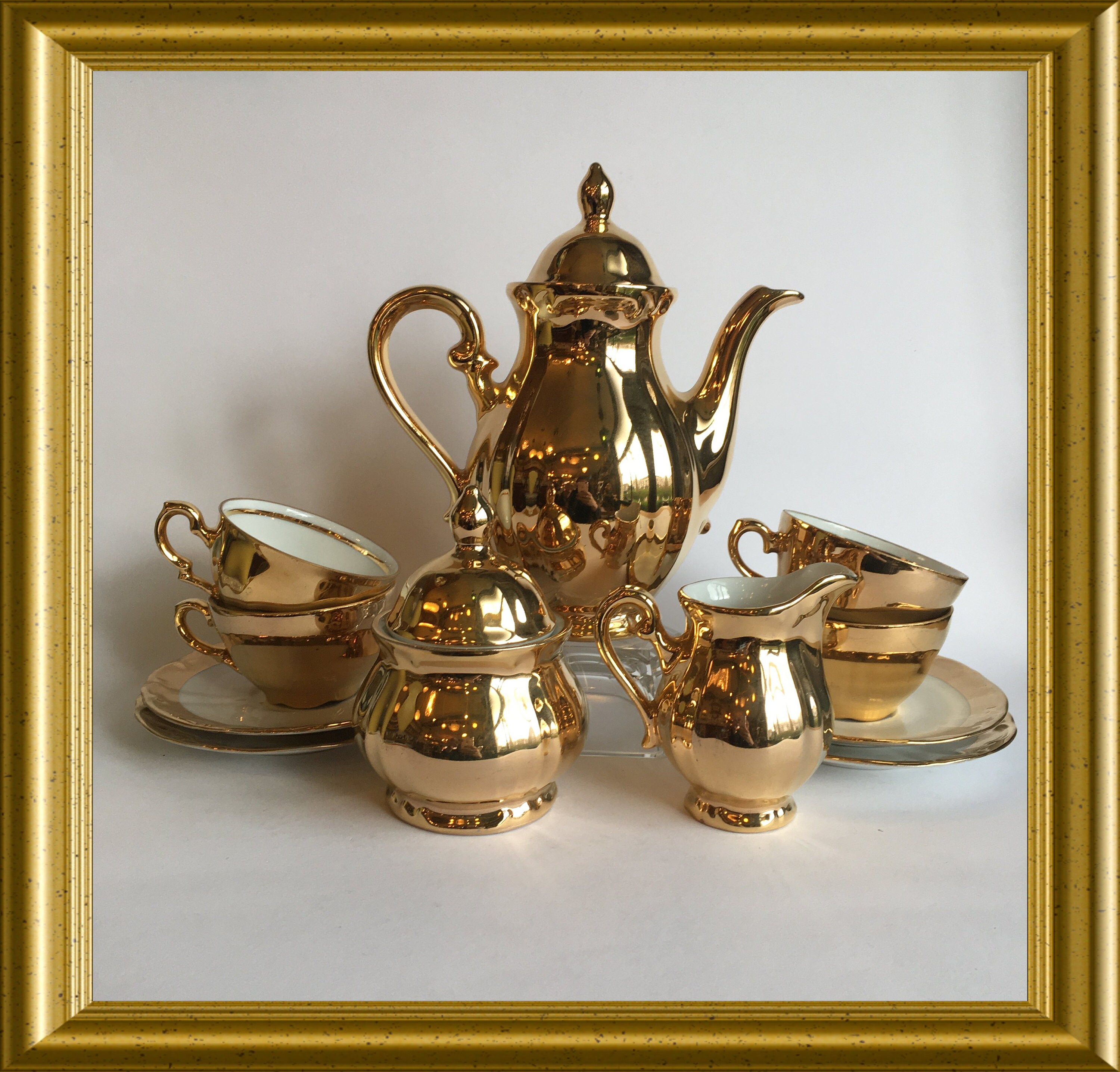 Bavaria Germany Porzellan 24 Karat Gold Wert