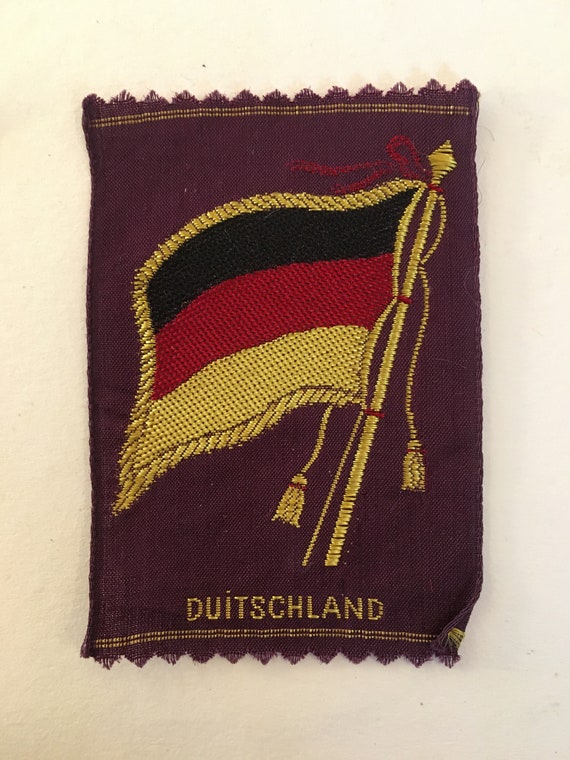 Vintage Dutch Turmac silk: Flag Germany