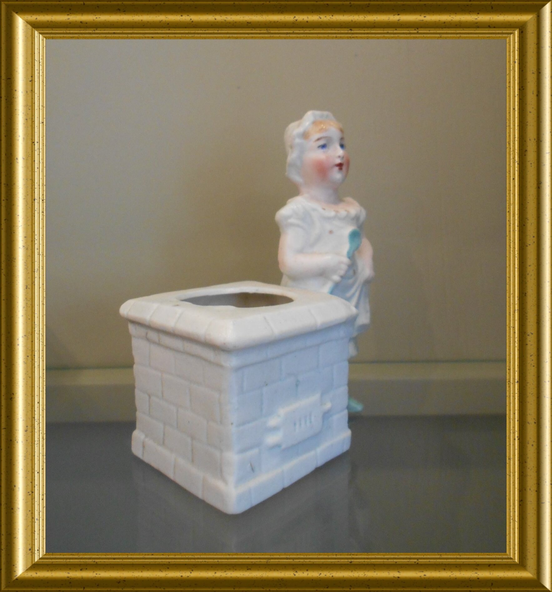 Antique bisque porcelain figurine