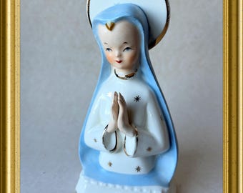 美しい陶器のマリア像 - Etsy 日本