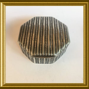 Antique alpacca small box