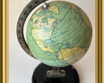アンティーク英国製ブリキ地球儀：Reliable Series England - Etsy 日本