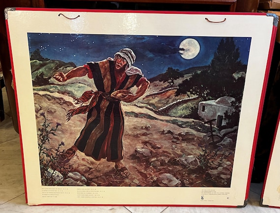 Local pick-up in Gouda only: Old School Poster No. 41 Parable of the Weeds Among the Wheat