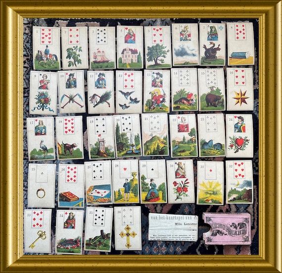 Antique Lenormand Tarot cards, Verein Stralsunder
