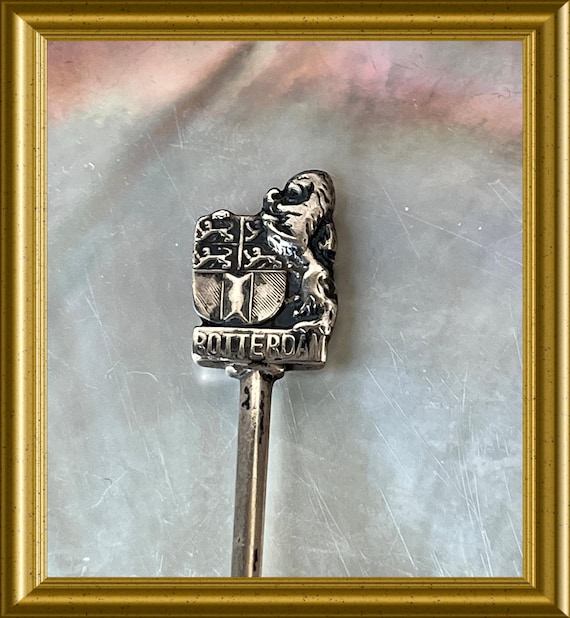 Vintage silver spoon : Rotterdam