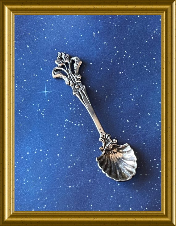 Antique small silver (800) spoon / scoop