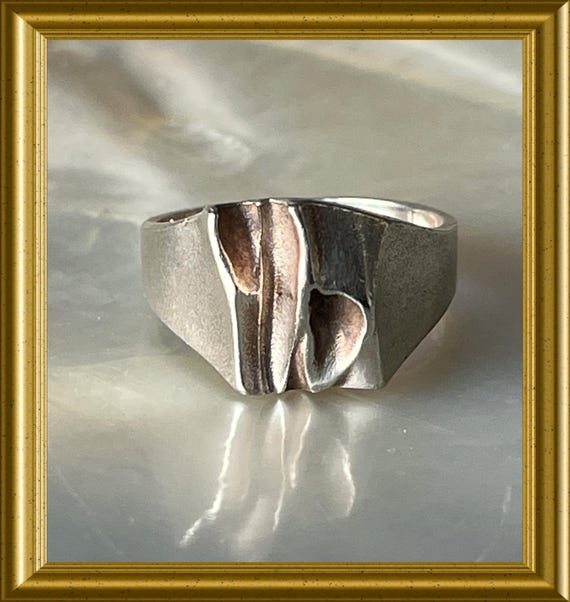 Vintage Finnish silver Lapponia ring: Khimaira, 1985, Björn Weckström