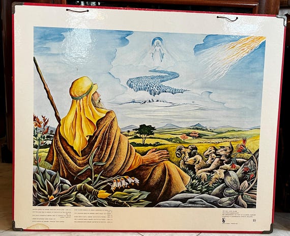 Local pick-up in Gouda only: Old school poster no. 10 Abraham’s Promises