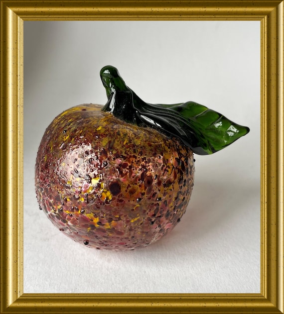 Old glass apple