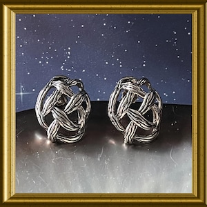 Vintage silver earrings
