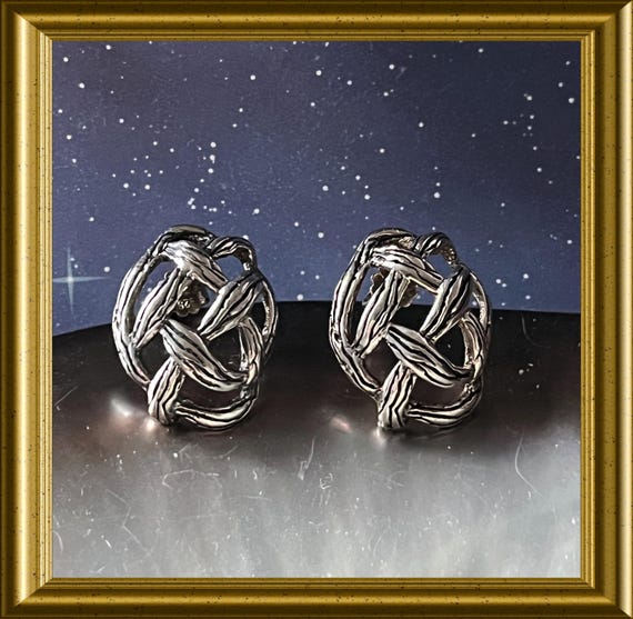 Vintage silver earrings