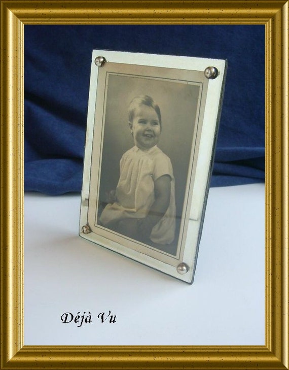 Vintage frame with mirror edges